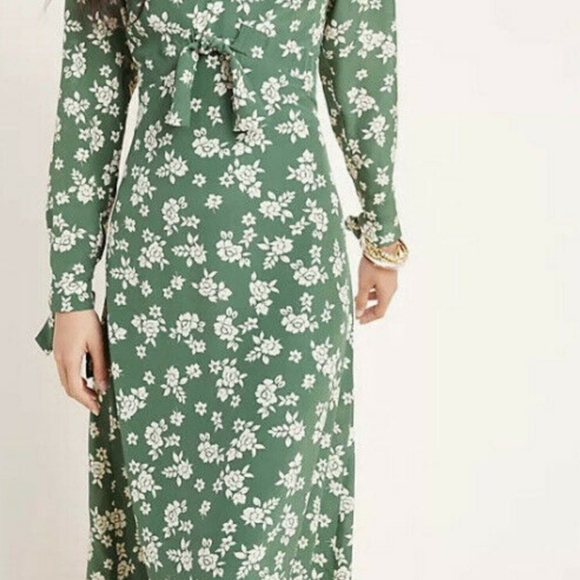 NWT Kachel X Anthropologie Sailors Floral Midi Dress 8 - Picture 10 of 13